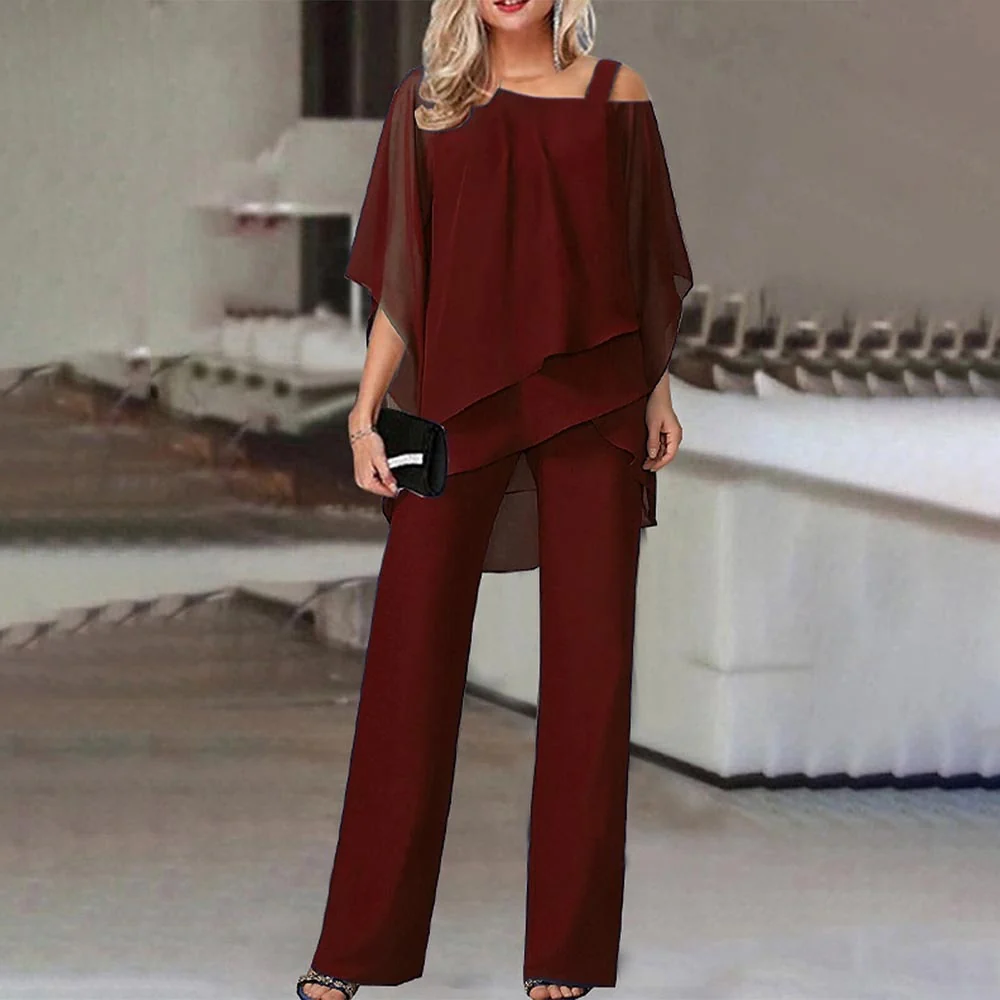 Peda® | Elegant Women'S Two-Piece Set With Cold Shoulder - Image 4