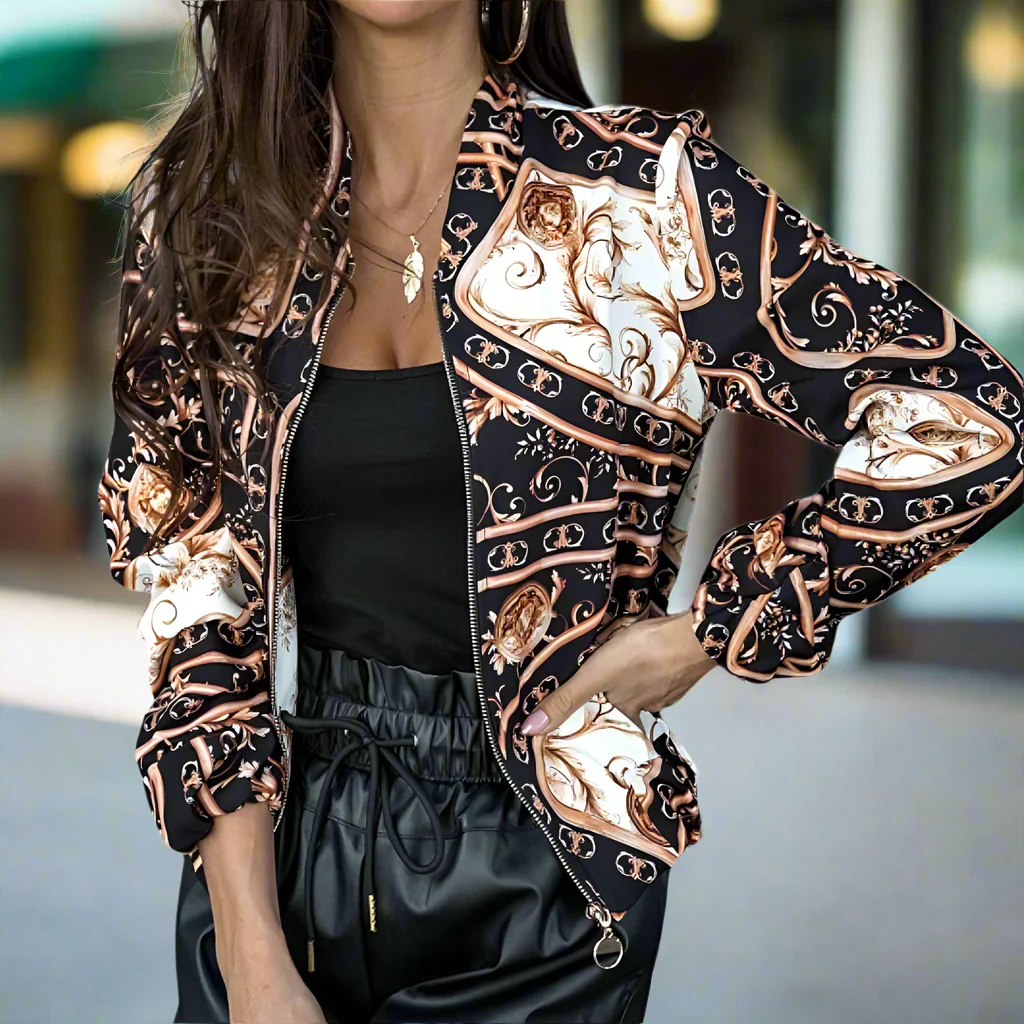 Pera® | Stylish Jacket With Zip - Image 3