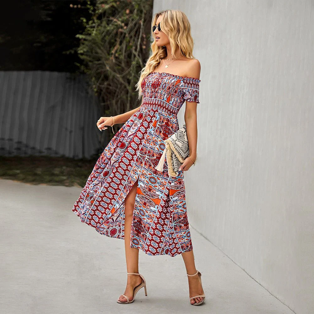 Perle® | Floral Split Dress - Image 2