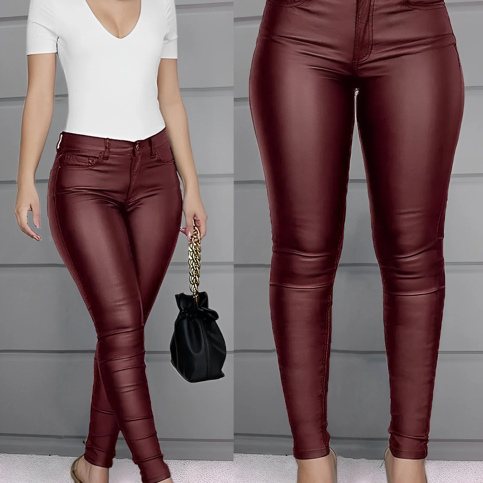 Perry® | Fit Leather Trousers - Image 6