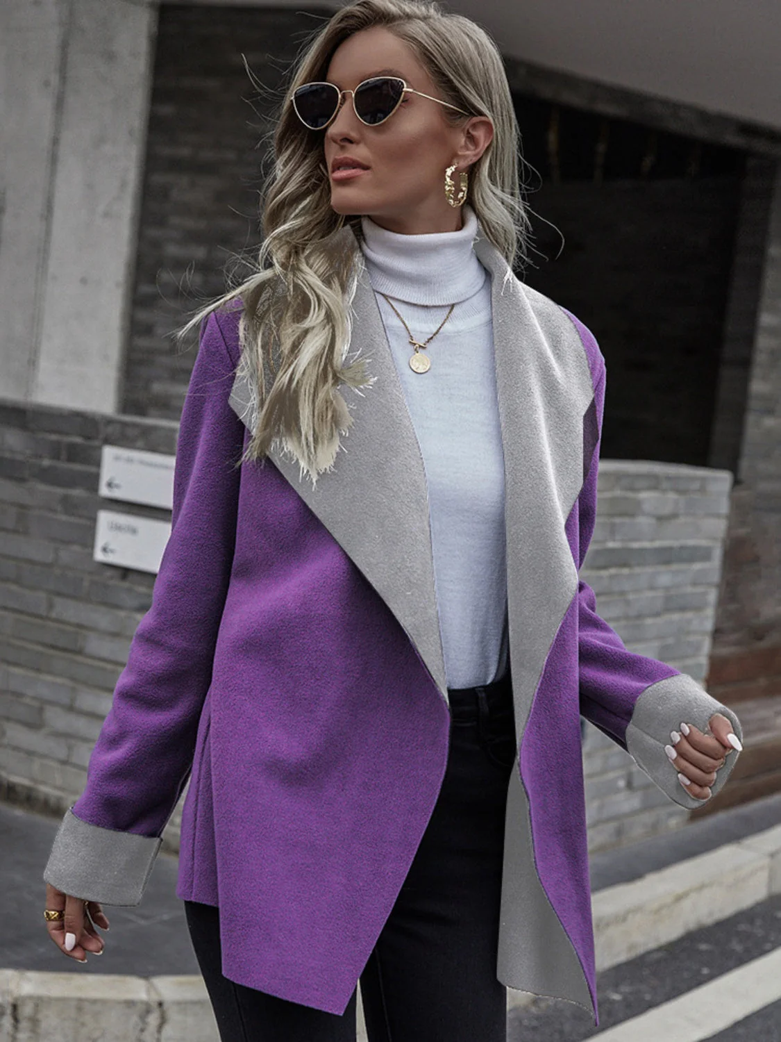 Petra | Long sleeve open front jacket - Image 14