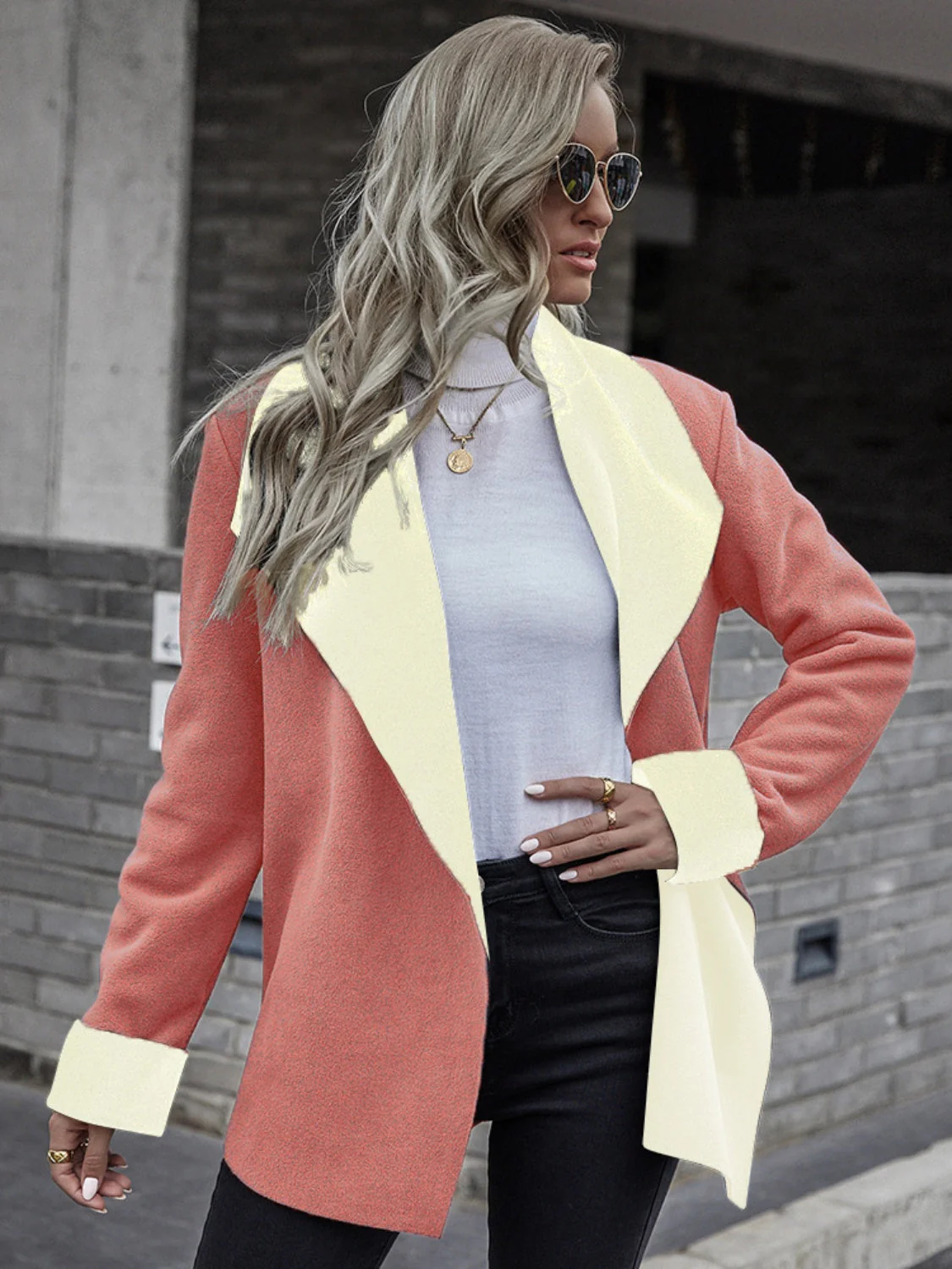 Petra | Long sleeve open front jacket - Image 9