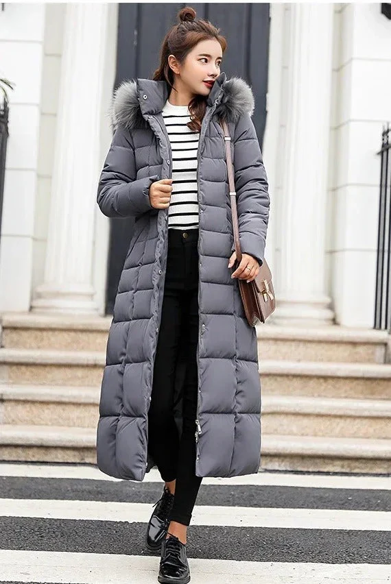 Petra® | Padded women's coat with belt - Image 2