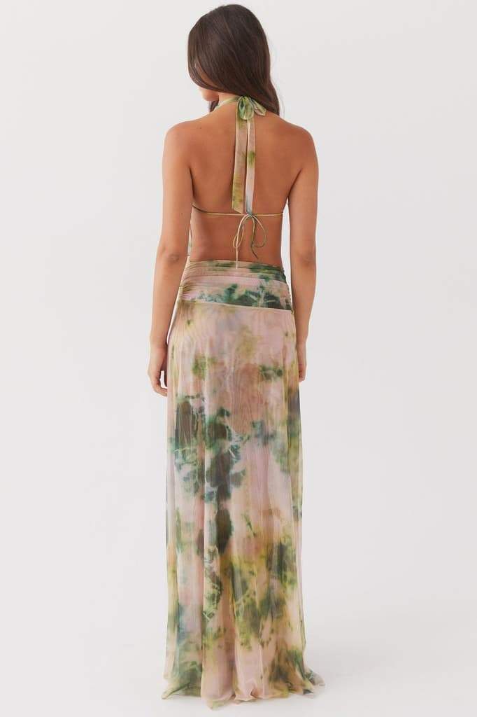 Petra® | Printed Halterneck Maxi Dress - Image 5