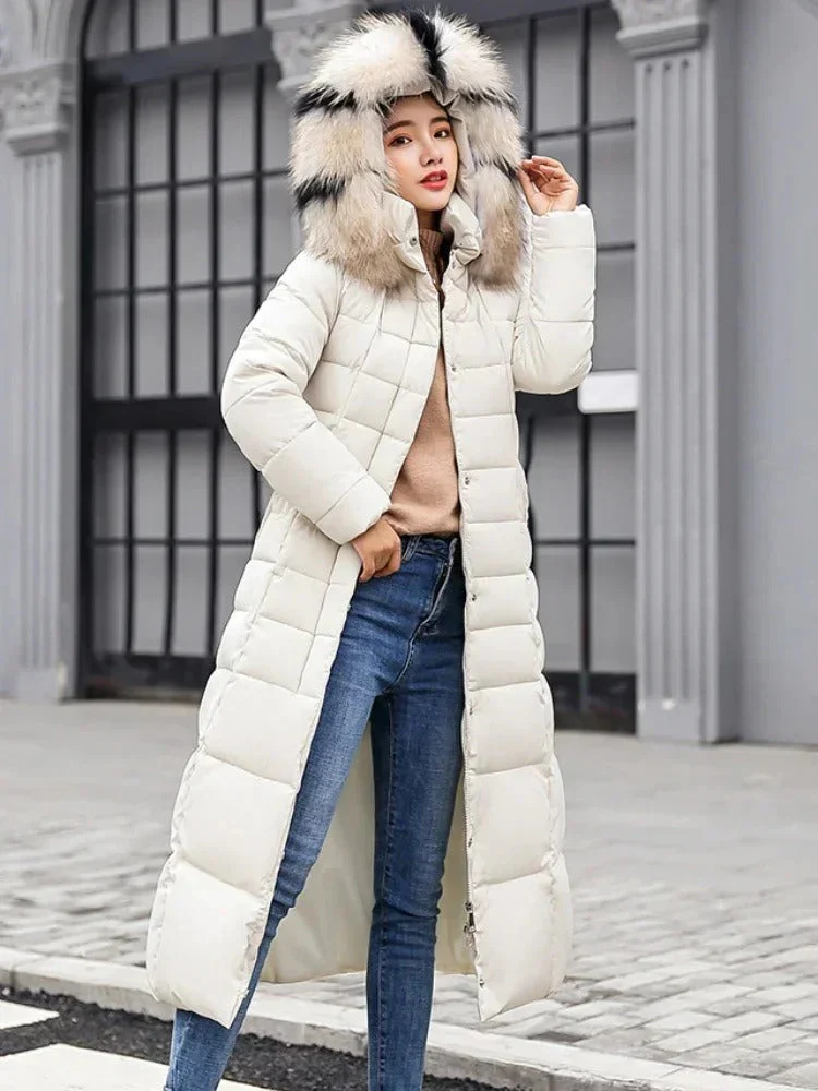 Petra | Padded women's coat with belt - Image 6