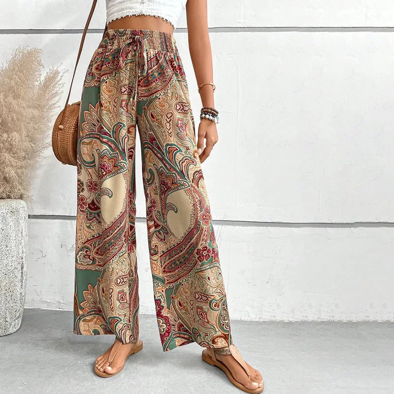 Petronilla® | Summer Wide Leg Beach Pants For Women - Image 4