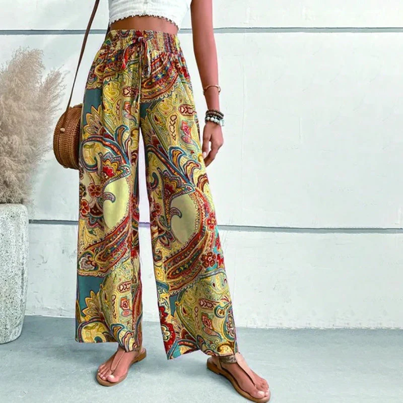 Petronilla® | Summer Wide Leg Beach Pants For Women - Image 6