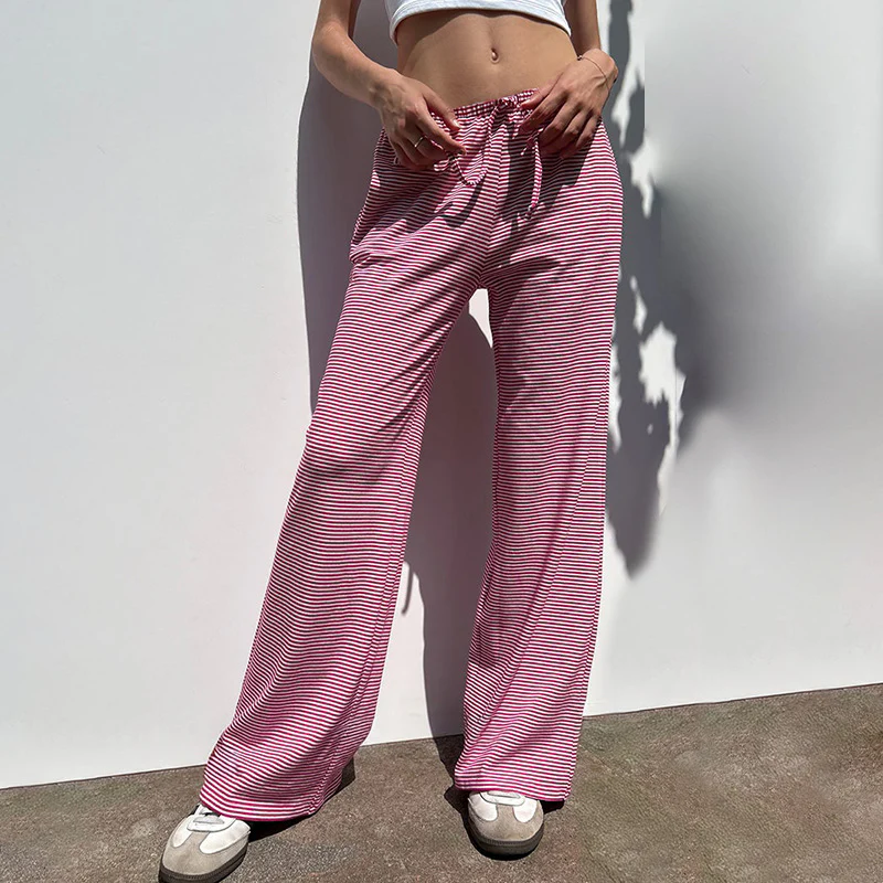 Phairin® | Wide-Leg Striped Trousers - Image 3