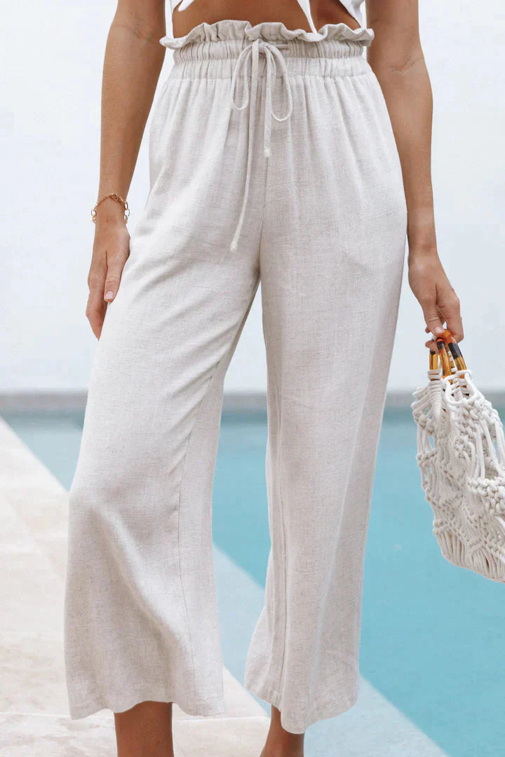 Phaonia® | Elegant Summer Linen Trousers For Women