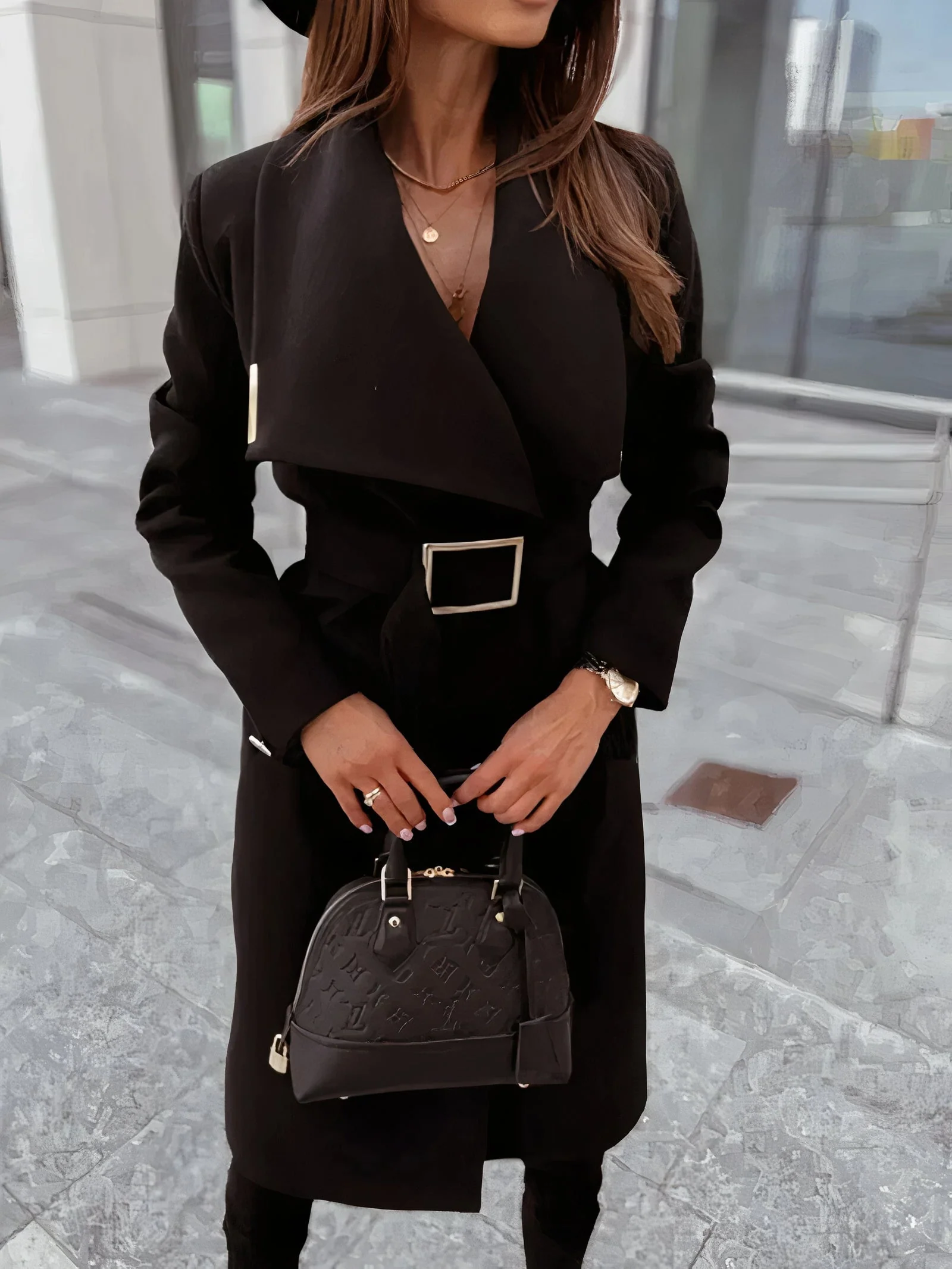 Pía | Elegant women's coat - Image 2