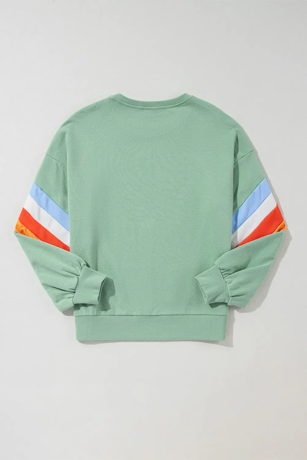 Pilar | Contrasting long-sleeved crew neck sweatshirt - Image 4
