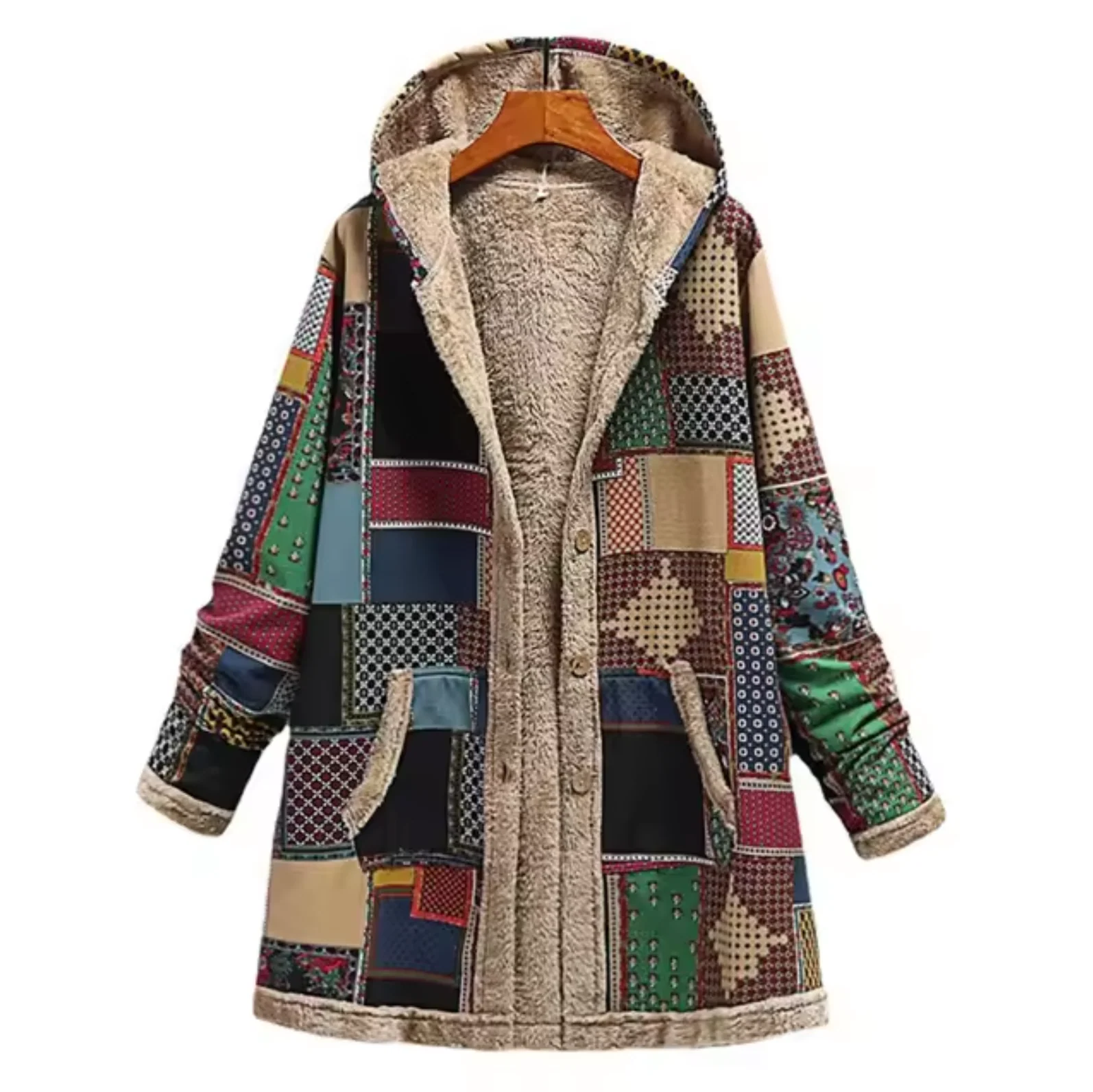 Pilar | Cotton winter jacket with hood