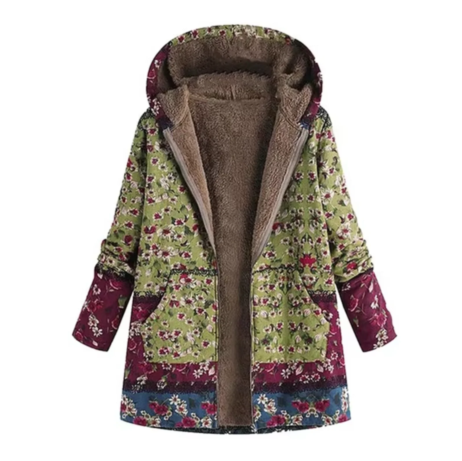 Pilar | Cotton winter jacket with hood - Image 4