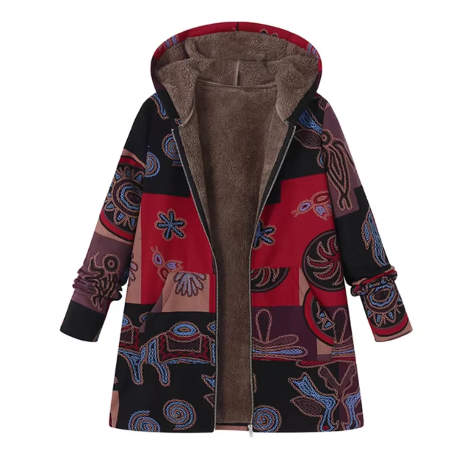 Pilar | Cotton winter jacket with hood - Image 6
