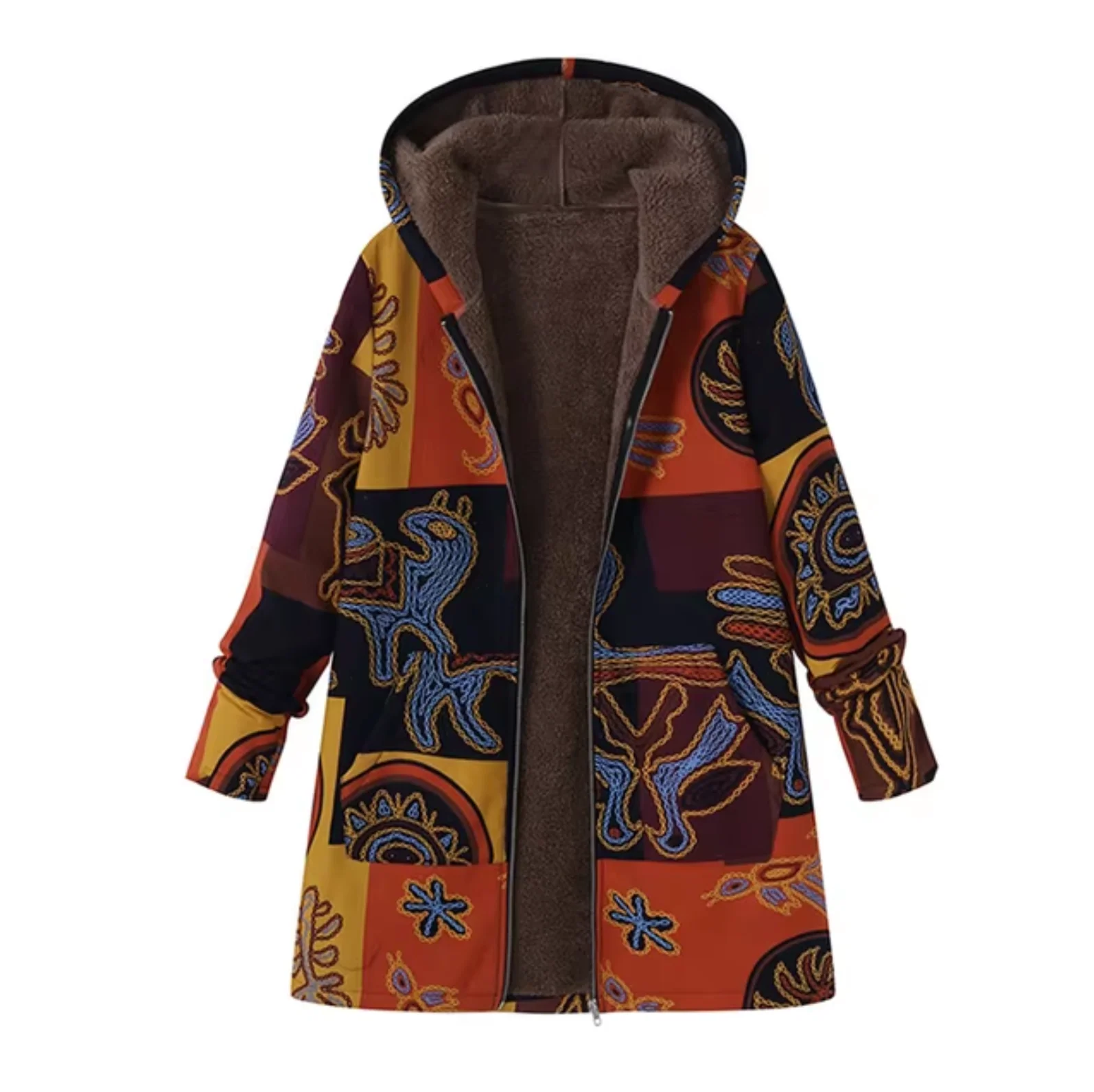 Pilar | Cotton winter jacket with hood - Image 7