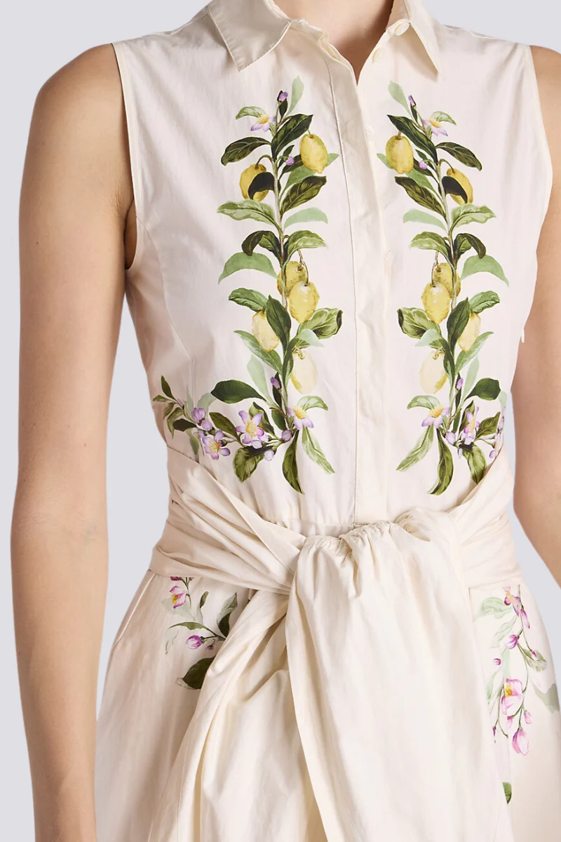 Pilar® | Sleeveless Maxi Dress With Floral Bow - Image 3