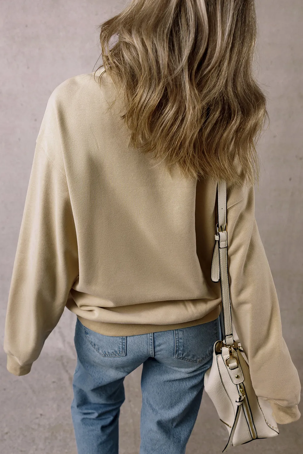Pilar | THANKFUL long-sleeved crew neck sweatshirt with bow - Image 2