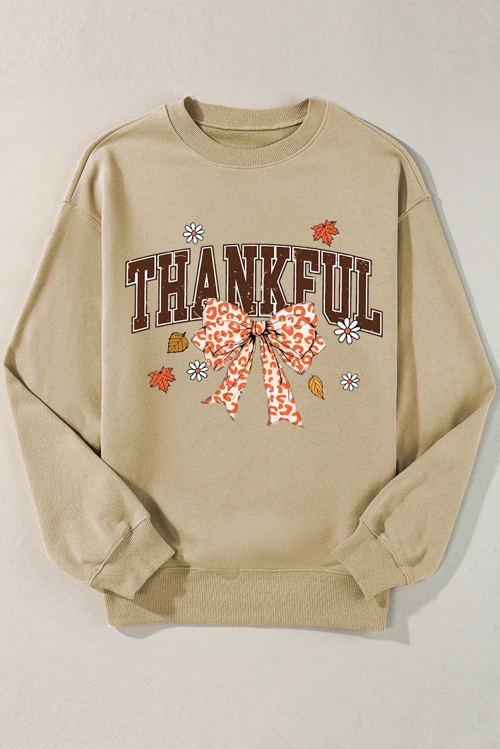 Pilar | THANKFUL long-sleeved crew neck sweatshirt with bow - Image 5