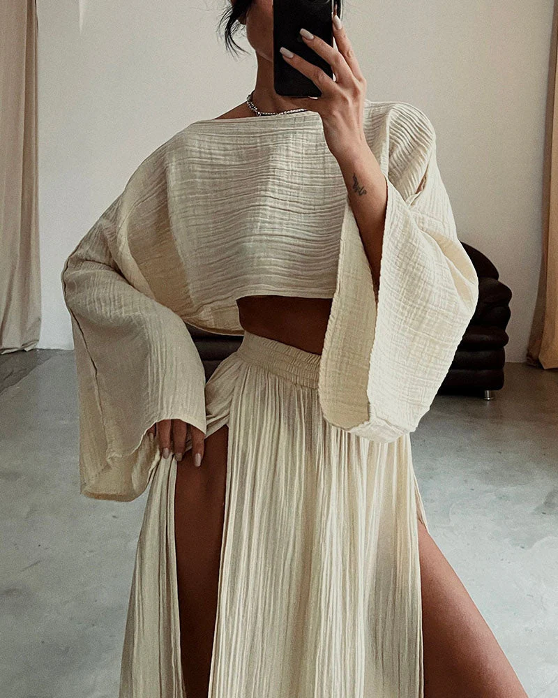 Pilar® | Two-Piece Set Flowy Split In - Image 2