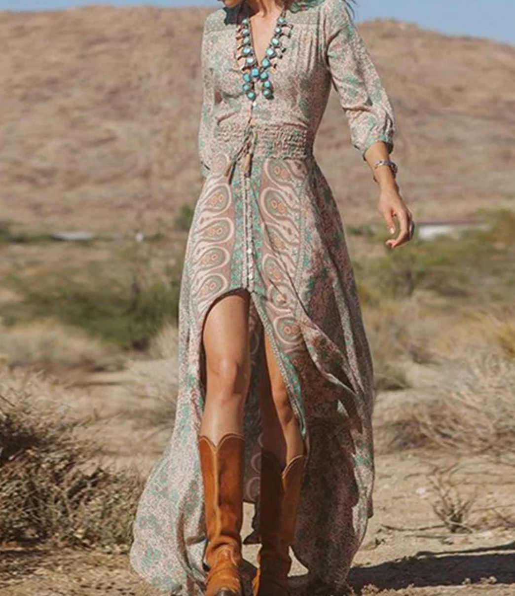 Pilar® | Vintage Summer Maxi Dress