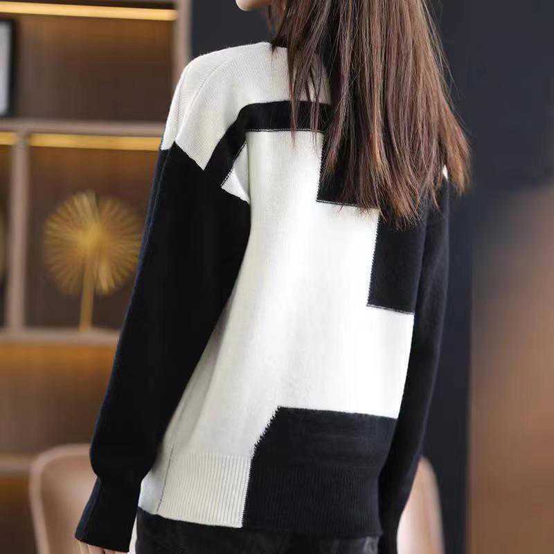 Pink | Casual and fashionable winter sweater - Image 5