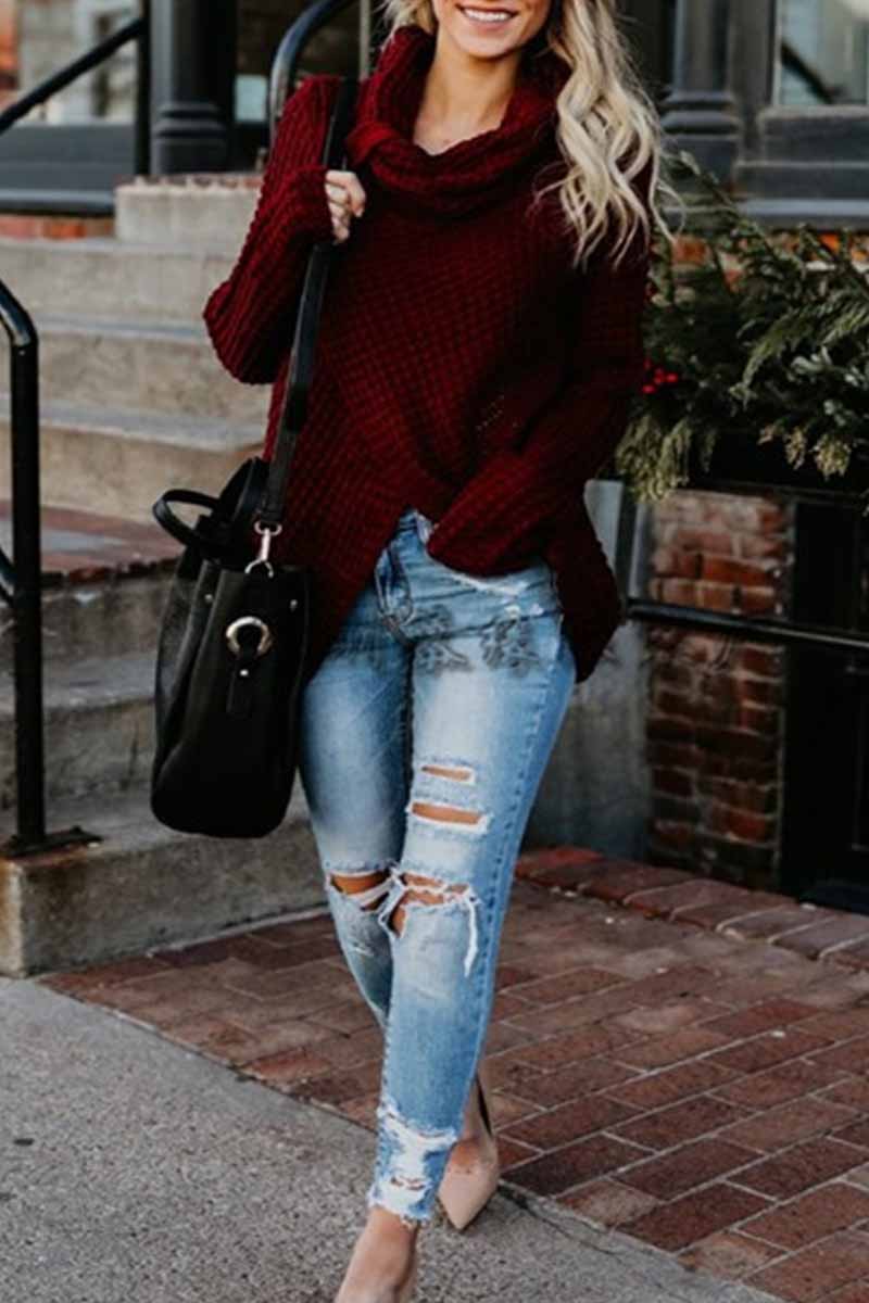 Pink | Simple and stylish winter coat - Image 2