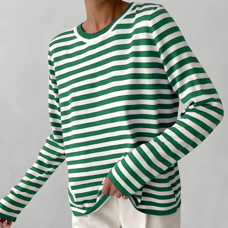 Piper | Chic Striped Sweater - Image 10