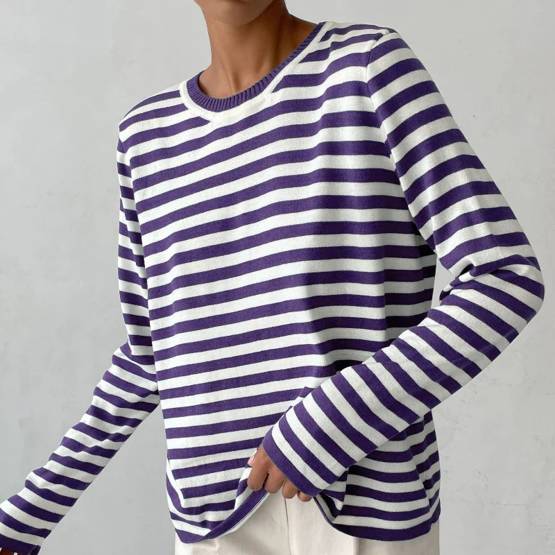 Piper | Chic Striped Sweater - Image 3