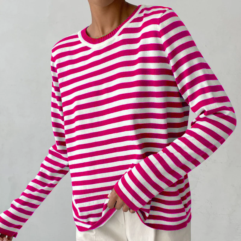 Piper | Chic Striped Sweater - Image 4