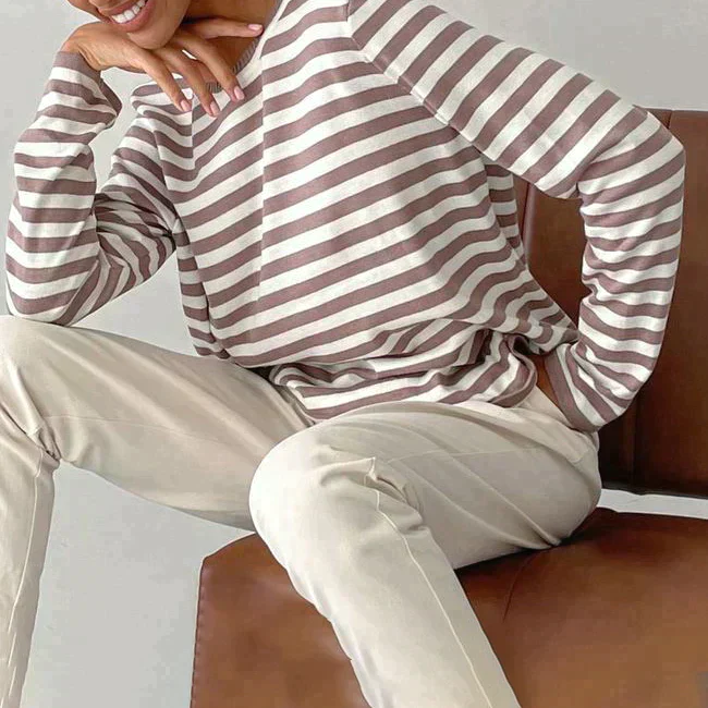 Piper | Chic Striped Sweater - Image 7