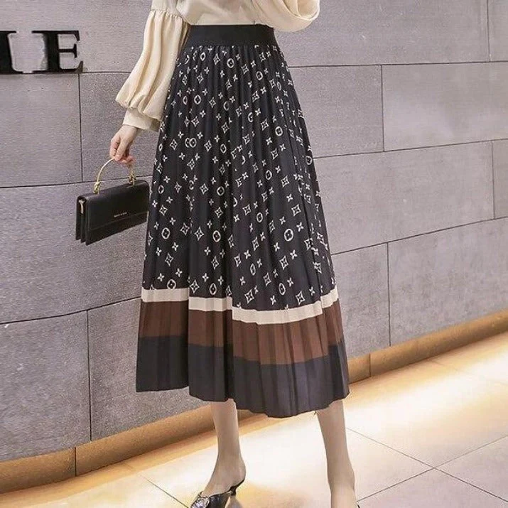 Pitusa® | Stylish Pleated Skirt With A Pattern - Image 2
