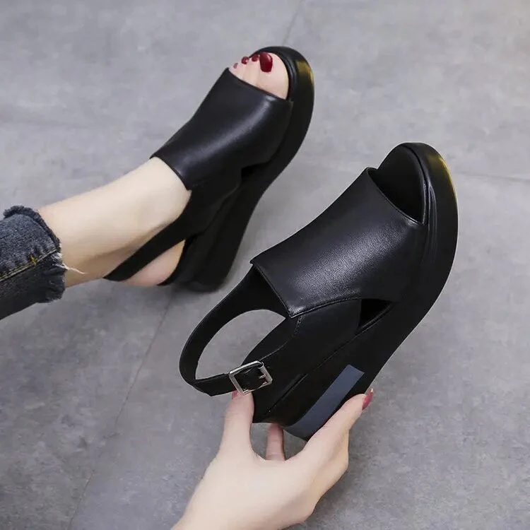 Porfiria® | Comfortable Platform Sandals - Image 5