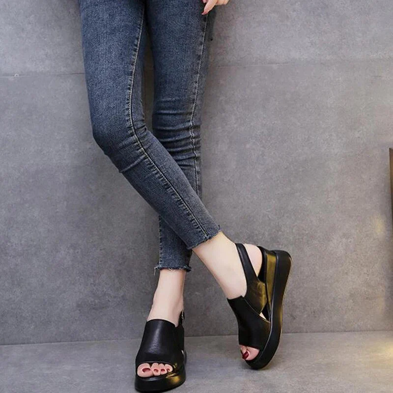 Porfiria® | Comfortable Platform Sandals - Image 6