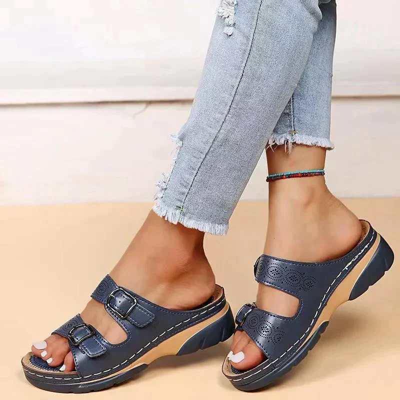 Praxedys® | Women'S Leather Sandals - Image 2