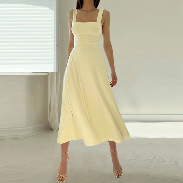 Querida® | Elegant Dress With Square Neckline - Image 7
