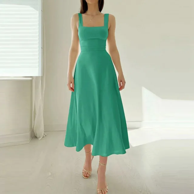 Querida® | Elegant Dress With Square Neckline - Image 8