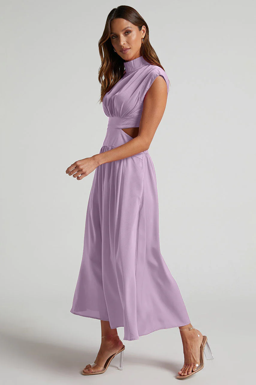 Rafaela® | Holiday Midi Dress With Cut-Out Waist And Pockets - Image 10