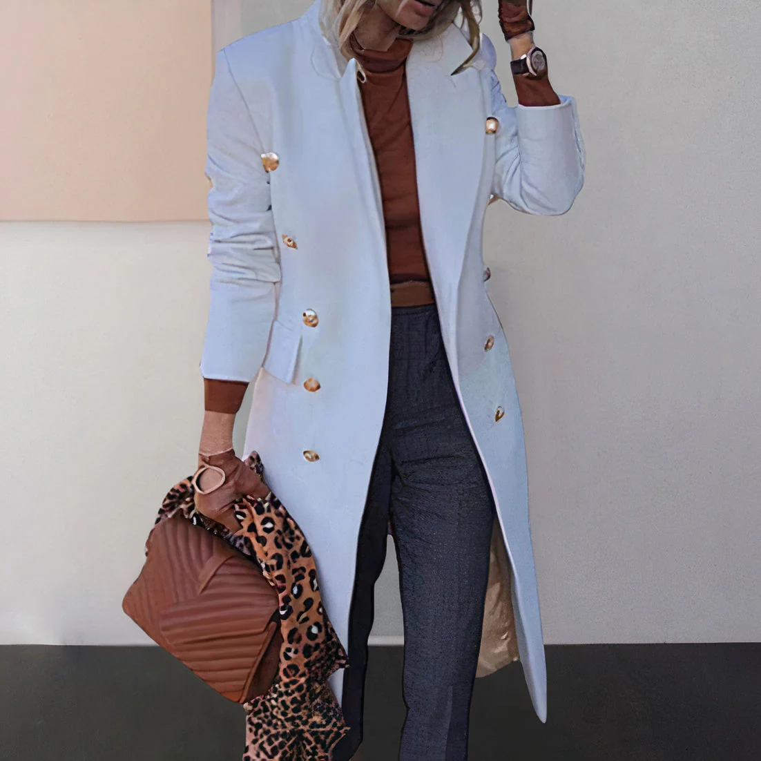 Raïssa® | Elegant long coat for women - Image 4