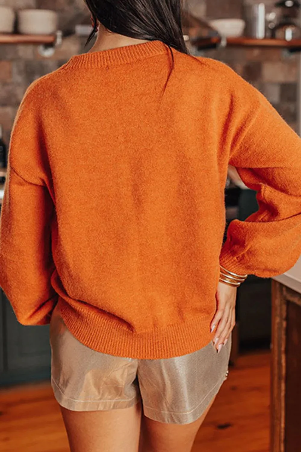 Ramona | Crew neck sweater with long sleeves - Image 2