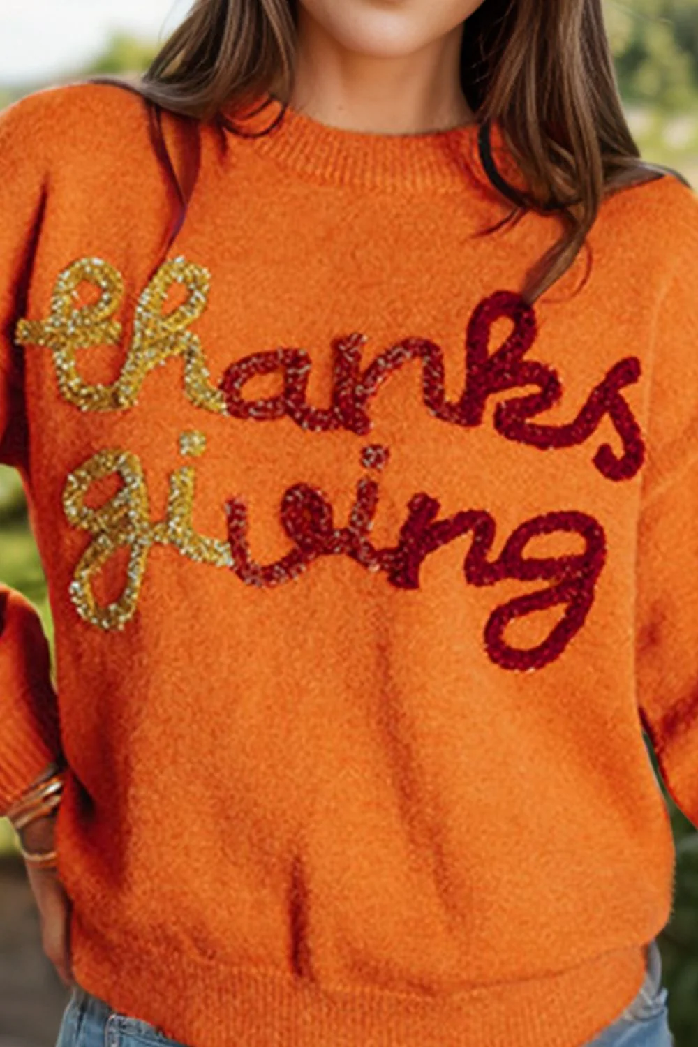 Ramona | Crew neck sweater with long sleeves - Image 3