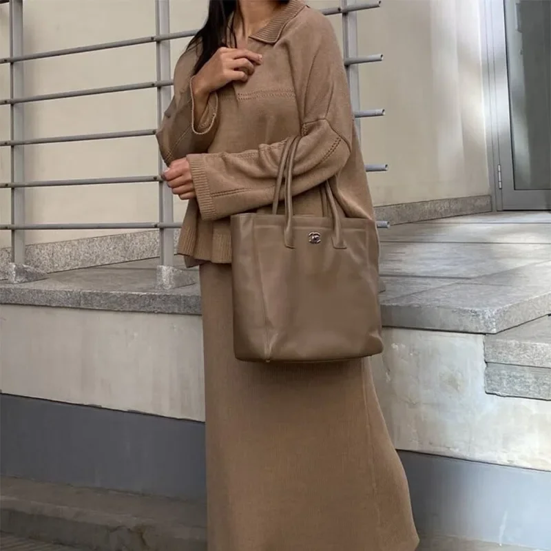 Ramona | Knitted set consisting of a loose sweater and long skirt - Image 11