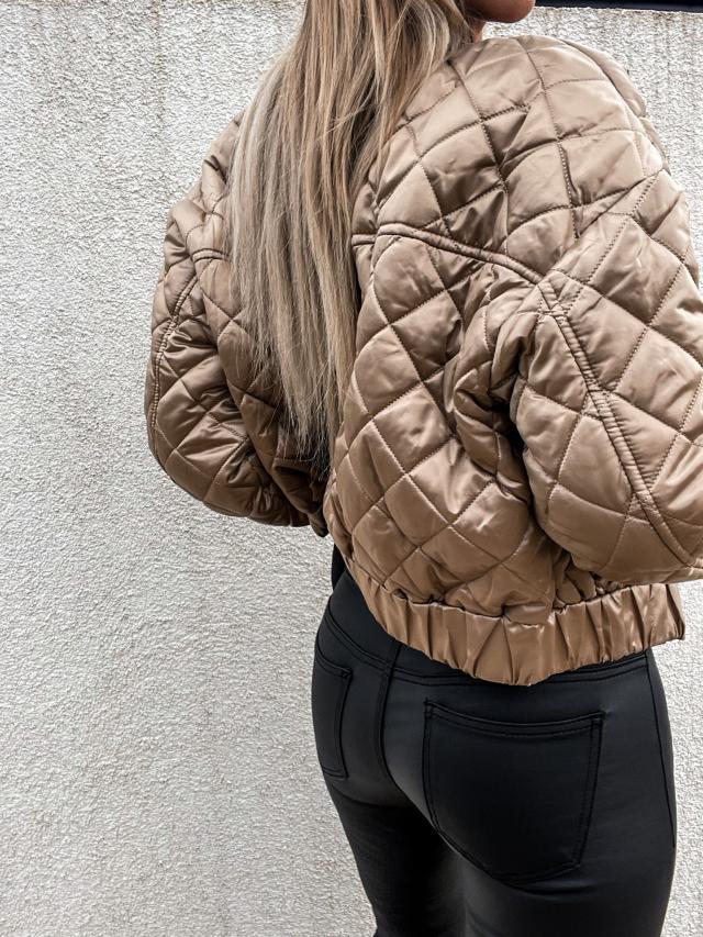 Ramona | Quilted short puffer jacket - Image 8