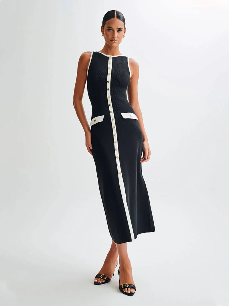 Raquel® | Sleeveless Maxi Dress With Button Closure - Image 9