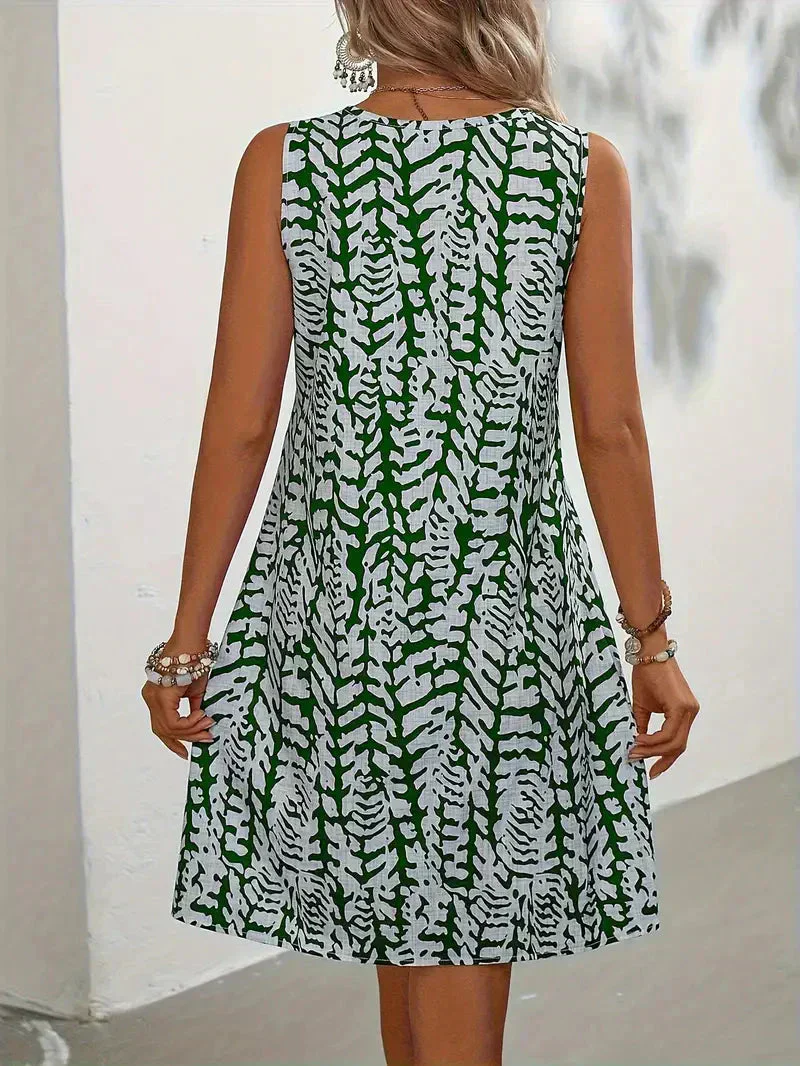 Rebeca® | Printed sleeveless dress for women - Image 9