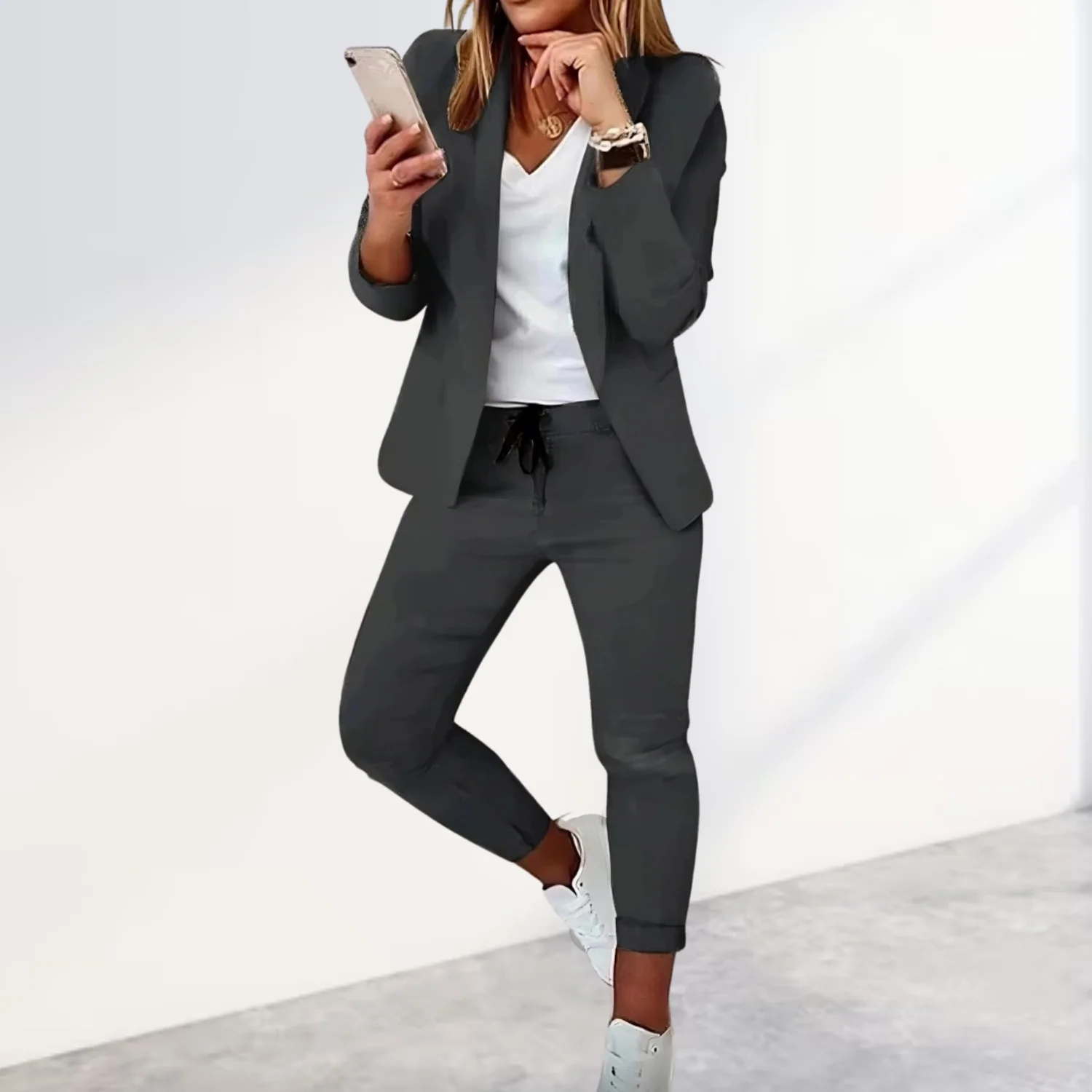 Rebeca® | Stylish Blazer & Trousers Set - Image 2