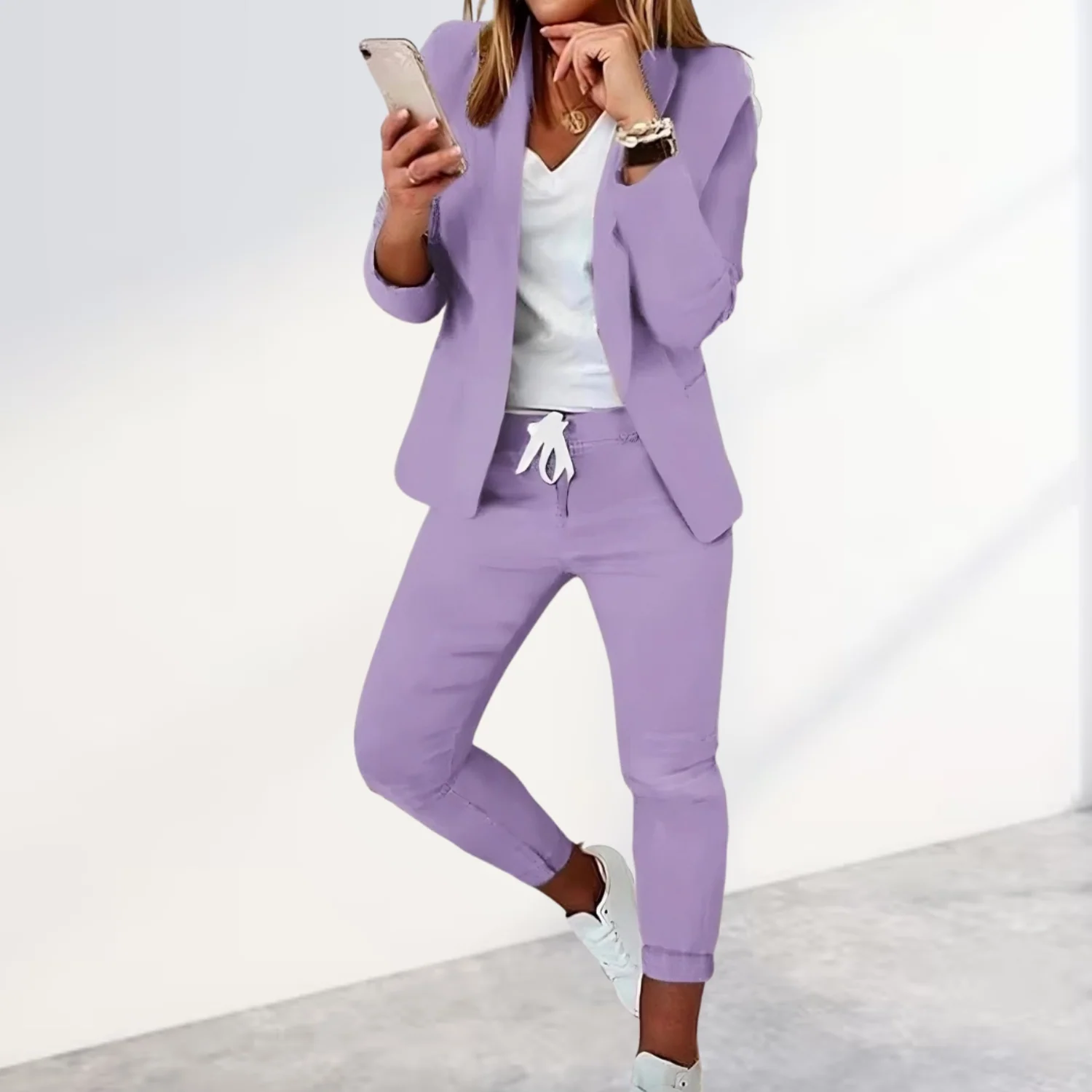 Rebeca® | Stylish Blazer & Trousers Set - Image 4