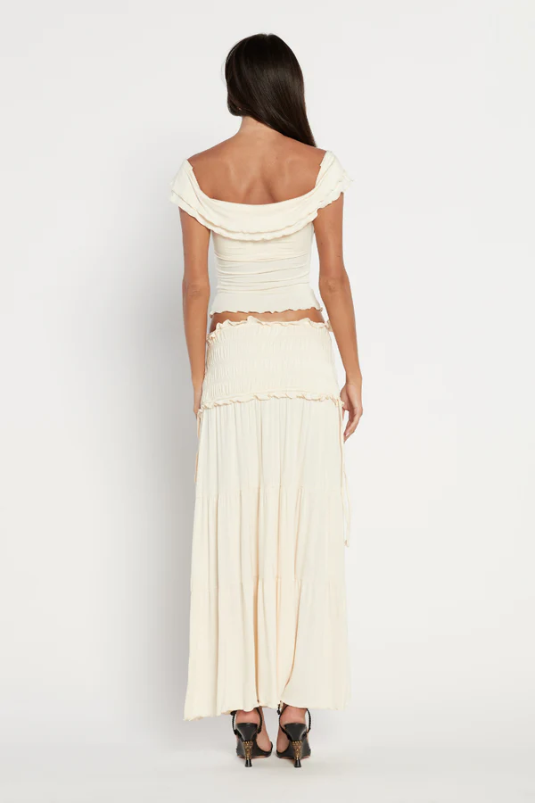 Rebeca® | V-Neck Twist Skirt Set