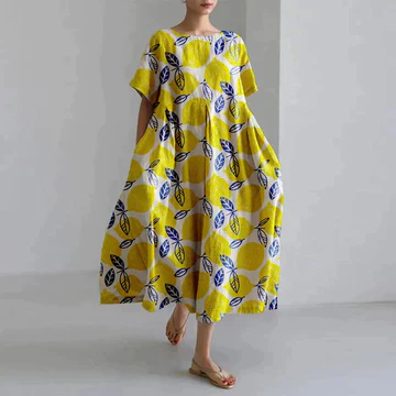 Regan® | Elegant Long Summer Dress With Floral Print For Women - Image 2