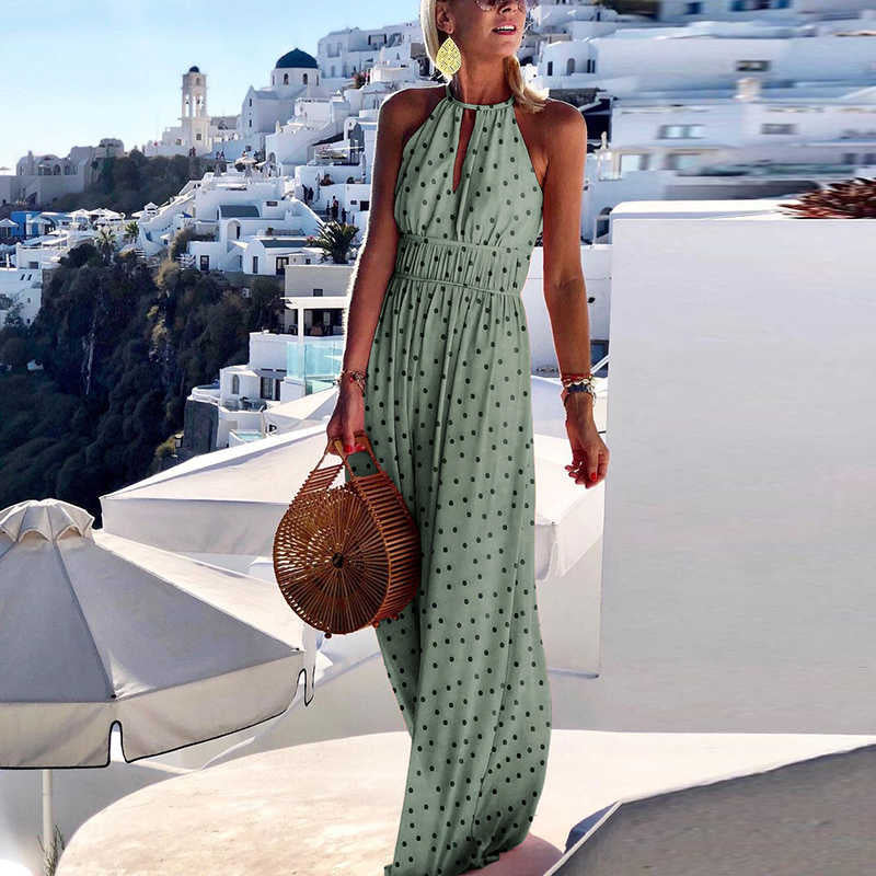 Reina® | Boho Maxi Dress With Halterneck - Image 2