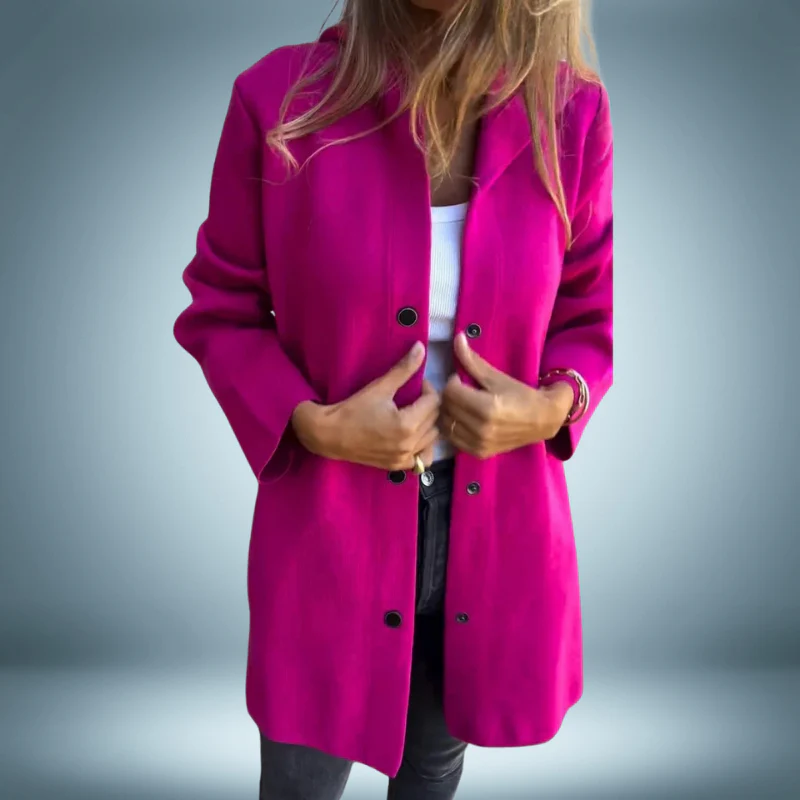 Reina | Elegant trench coat with capuchon - Image 6